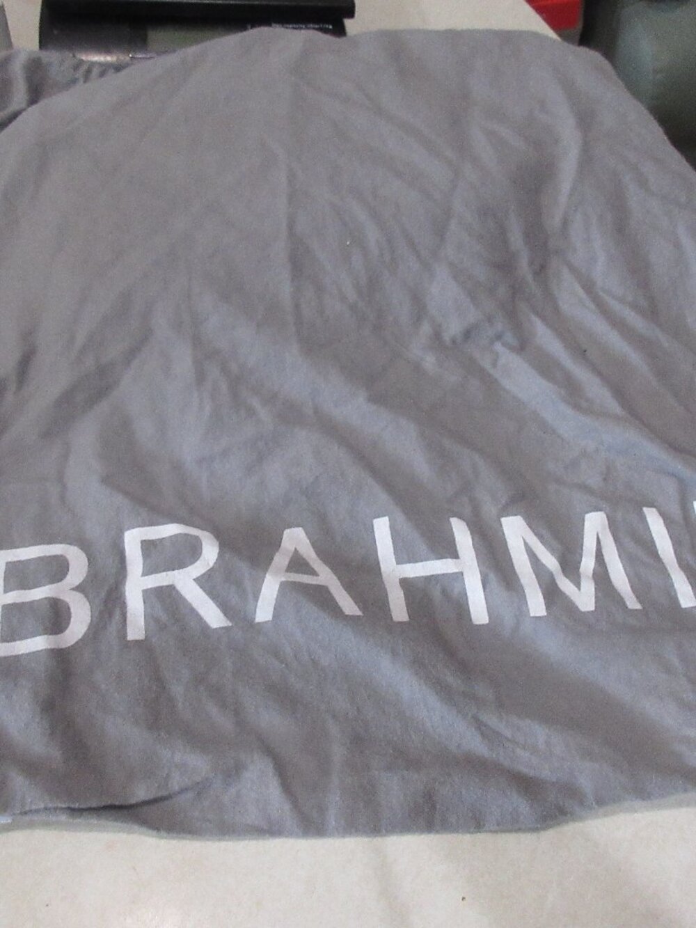 brahmin cloth drawstring purse bag cover